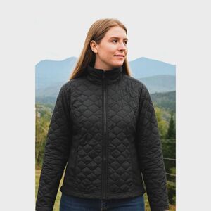 L.L. Bean Black Quilted Winter Jacket Coat Women's Size Small